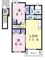 梓壱番館の物件間取画像